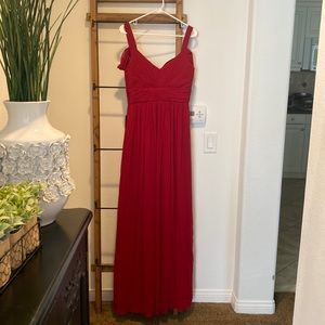Lulus Red Long Gown Size M